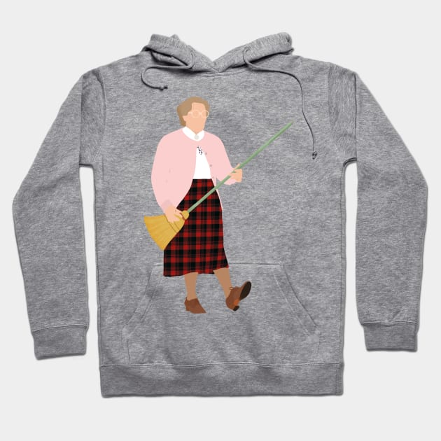 mrs doubtfire Hoodie by aluap1006